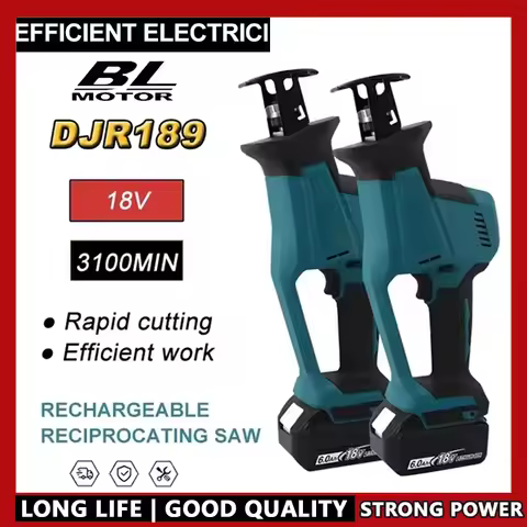 Fit Makita DJR189 18V Cordless Electric Reciprocating Saw Brushless Rechargeable Wood Metal Cutting 