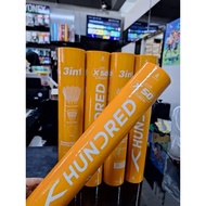 Hundred Badminton Cock Shuttlecock Ball 3 in 1 3in1 HNDRD X50 X 50 Fusion Original