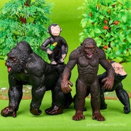 Simulation Silver Back Chimpanzee Standing Man Ape Baboon Monkey Wild Animal Static Model Children's