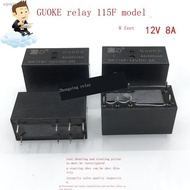 GUOKE relay GK115F-12VDC-2C 8 feet 8A double group DC12 012-2ZS4 12VDC-2C