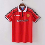 Manchester United Club Home Retro Football Shirt 1999 - Thai Import