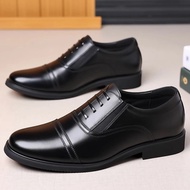 Shoes New men's black business shoes, all-black office boots