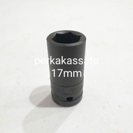 MATA IMPACT SOCKET WRENCH 1/2" X 17MM SEMI LONG FLAG JAPAN 17 MM SOCKET