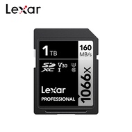 Like 2023】Lexar Professional SD Card 1066x SDXC UHS-I Memory Card 64GB 128GB 256GB 512GB 1T B Flash Card V30 U3 C10 for 4K UHD Camera