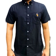 NEW COLLECTION LOGIC POLO100%COTTON SHORT SLEEVE MAN'S SHIRT  CASUAL PLAIN UNTUK RAYA  SIZE S---3XL