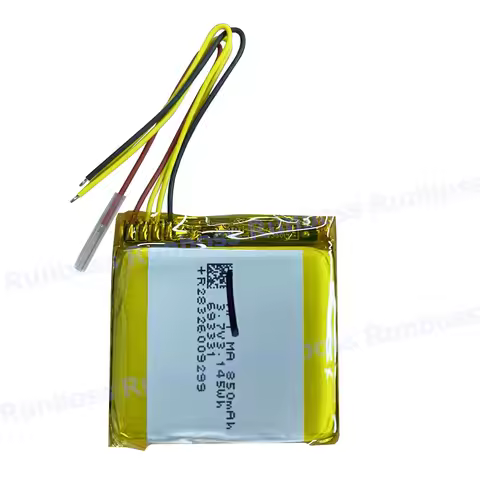 3.7V 850mAh Wireless Mouse Battery HPT693331 for JBL Tune 760NC Earphone Charging Box Compartment 4 