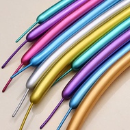 Metal Color Long Balloon Magic Long Balloon Twisted Balloon Size 260Q Decoration Birthday Party Supp