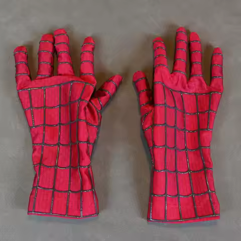Marvel Spider-Man 2 Gloves Accessories Rubber Strip Superhero Cos Costume Customized Size Kid Adult 
