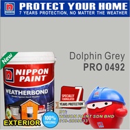 PRO0492 DOLPHIN GREY (1L ) 7 YEARS WEATHERBOND NIPPON PAINT