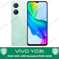 Vivo Y18 6/128GB RAM 6GB+6GB ROM 128GB 5000mAh NFC 100% Original Vivo Terbaru 2024 Garansi Resmi