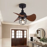 American retro fan light for commercial and industrial use22Inch Wide Voltage Ceiling Fan Lamp Resta