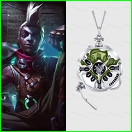 YB LOL Arcane League of Legends Ekko Stopwatch Necklace Children Birthday Gifts Game Peripherals