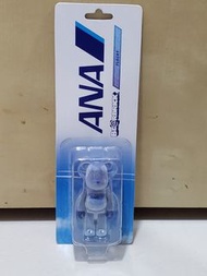 全新 ANA 植毛 天藍 掛板裝 聯乘 限定 medicomtoy be@rbrick series  bearbrick 代 100% 熊仔 隱藏 絕版 擺設 裝飾 玩具 積木 收藏 FLOCKY