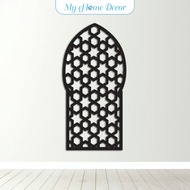 3D Islamic Pattern Cut Out Wall Art Kubah Mihrab Kerawang Islamic Dekorasi Dinding (a)