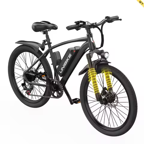Aairsk Q7 400W Motor 36V 10Ah Battery Electric Bike Adult E-bike 26 Inch Fat Tire E-Mountain bike Of