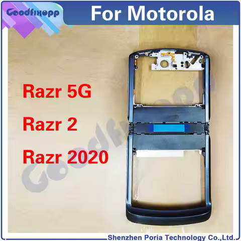 For Motorola Razr 5G 2020 Front Frame Mid Case Middle Lid Cover Door Housing For Moto Razr 2 Razr2 R