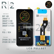 OG SUPER LCD TS INFINIX Smart 8 X6525 / 8 HD X6525D / 8 Pro X6525B / 8 Plus X6526 Hot 40i X6528-X652