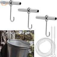Maple Syrup Tapping Kit Stainless Steel Maple Tree Taps Spiles Easy to Use Maple Syrup Supplies Mapl