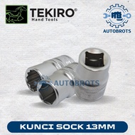 MATA TEKIRO 13mm 6PT Socket Wrench 12PT/ 6-SQUARE/ 12-Piece Socket Wrench Socket Children's Socket W