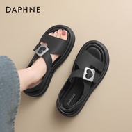 Daphne | New Summer Thick Bottom Casual Sandal for Dress Black