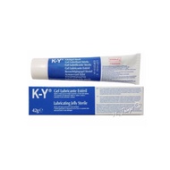 [1หลอด] K-Y Lubricating Jelly Sterile เค-วาย เจลหล่อลื่น สูตรน้ำ ไม่เหนียวเหนอะหนะ (42กรัม และ 82กรั