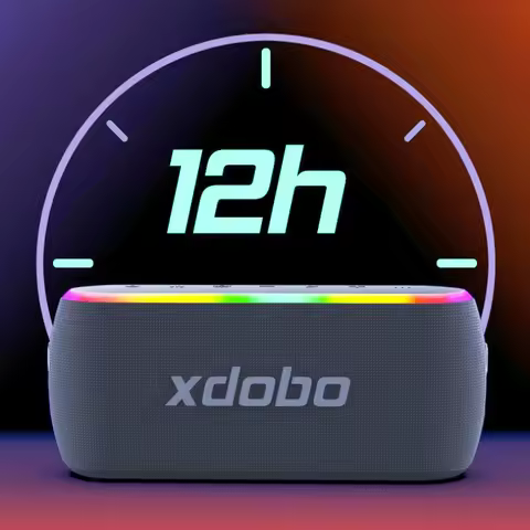 XDOBO X8 III Bluetooth Speaker Wireless Subwoofer 6600mAh 60W Powerful Deep Bass Power Bank Outdoor 