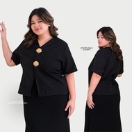 EGALE.ID - Roche Button Top Blouse Women | Petite Mid Jumbo Plus SizeBIG