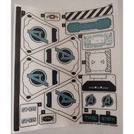 Lego Parts 76153stk01 Sticker Sheet for Set 76153 - (68153/6302301)