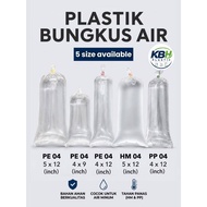 [ PE PP HM ] Plastik Bungkus Air / Plastic Clear / Plastik Air Balang & Soya / 4X9, 4X12, 5X12