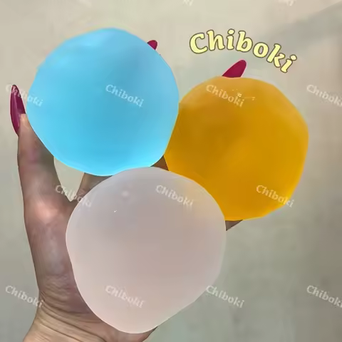 Chiboki Matte Fruit Juice Mochi Series, Thin Skin Vaseline Moldable Non-Springback Floppy Handmade S