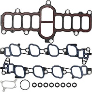 Wollvon Lower and Upper Intake Manifold Gasket Set MS 96281-1 MS19370 Compatible with Ford E-150 4.6