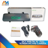 QCY Dashcam N96/N98 10 Inches Full Screen Car Camera IPS Touch Screen FHD Dash Cam