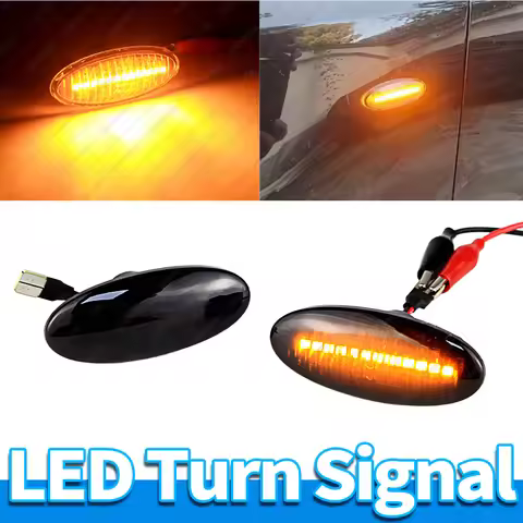 LED Dynamic Sequential Side Marker Light FOR Nissan Qashqai J10 Juke F15 Micra III SUV X-Trail T31 C