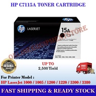 Hp C7115A Toner Cartridge Original / 15A Toner Black / LaserJet Toner 15A / 1200 1005 3380 Toner / G