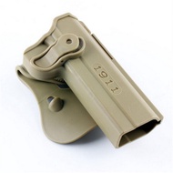 Military Tactical Army 1911 Holster Polymer Retention Roto Holster and Double Magazine Holster Fits For 1911 Style