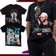 Lamelo Ball Curry Big NBA Printing Cotton T -shirts increased code for men and women