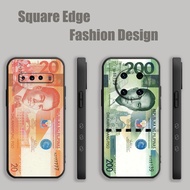 Casing For Vivo Y33S Y21 Y21S Y02 Y21T Y33T Y73 V21E Y22S money 20 200 peso bill IAS05 Phone Case Sq