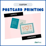 [Premium Custom Printing] A6 Postcard/ Art Print/ Borderless Custom Print/ Thank you/ Greeting card