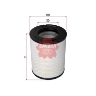 MATA Air Filter A5803M Fuso Built Up Intercooler 6D24 6D40 Cat Eye Supergreat