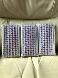 【Good Mask】成人 千鳥格口罩 (紫色) 共15 個口罩
