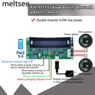 XH-A153 Lithium Battery Bluetooth 5.0 Dual-channel 2 Ch Channel Stereo Low Power Amplifier Board 3W+3W DC 5V PAM8403 Chip