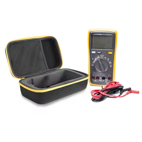 Multimeter Storage Bag Waterproof Shockproof EVA Hard Multimeter Carrying Case for Fluke 101/115/116