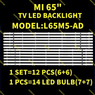 NEW 1 SET L65M5-AD XIAOMI 65'' LED BACKLIGHT / LAMPU TV JL.D650E1330-368AL-M_V01 MI65T33-6X14-MCPCB