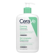 💗ถูกกว่าห้าง💗 เซราวี โฟมล้างหน้า โฟมมิ่ง คลีนเซอร์ โฟมล้างหน้ารักษาสมดุลผิว CeraVe Foaming Facial Cleanser 236ml/473ml ผิวกระชั ครีมล้างหน้า