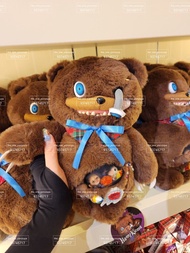 日本正版 2025年 日本正版   公仔  hami-kuma  hamikuma 日本usj 日本環球影城代購  環球影城hami-kuma   恐怖熊  punk 公仔  hamikuma公仔 全