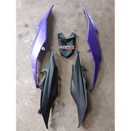 Cover body kanan kiri Mio M3 set sambungan body mio M3 Mio z Mio 125 warna ungu hitam
