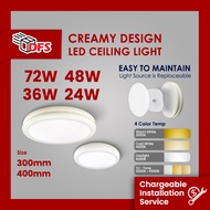 DFS LED Ceiling Light Creamy White/ Creamy Style/24W/36W/ 48W/72W Tri-tone Ceiling