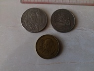 墨西哥硬幣共3枚。5元平郵