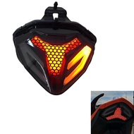 Smoked LED Tail Light Motorcycle Rear Brake Lights with Turn Signals for WINNER X 150 2023 2024 RSX1