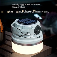 (RT) WARSUN ES06 LED Camping Light 2000 Lumens Rechargeable Camping Lamp Waterproof Solar lights Cam